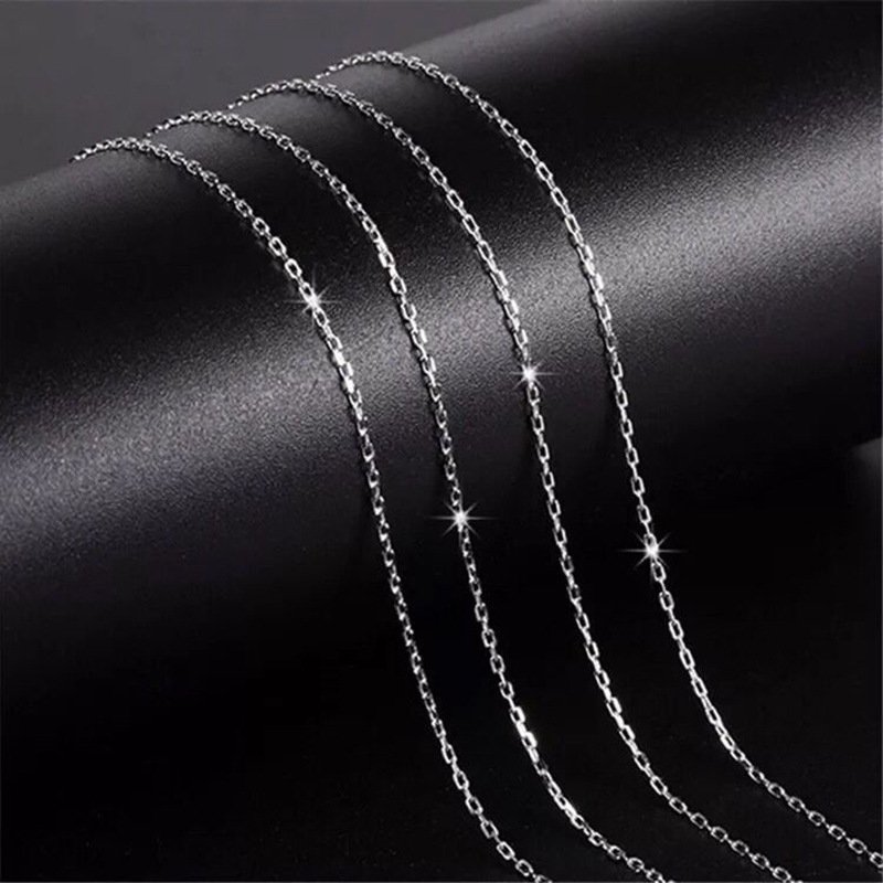 925 silver with chain cross chain all-match pendant clavicle accessories bare chain simple chain production