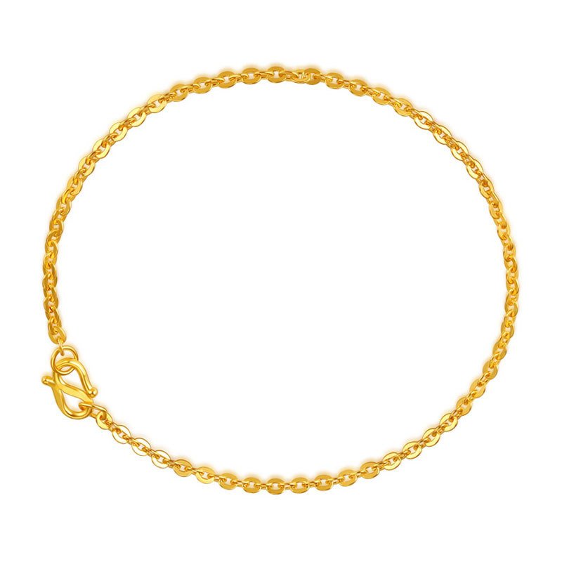 Golden Cross Bracelet Ladies Gold Thin O-shaped Chain New Vietnam