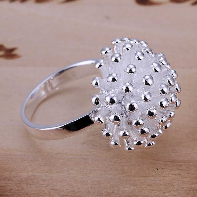 Popular jewelry personality exaggerated firework bubbling open bud ring women